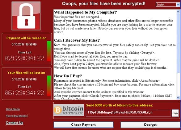 WannaCrypt Ransomware